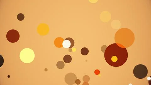 Circles spring up on a colorful background 库存插图