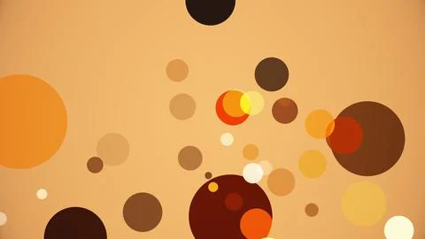 Circles spring up on a colorful background イラスト素材