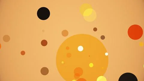Circles spring up on a colorful background 스톡 일러스트