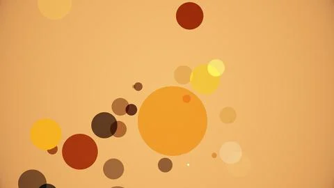 Circles spring up on a colorful background イラスト素材