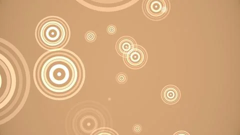 Circles spring up on a colorful background Stock Illustration