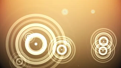 Circles spring up on a colorful background イラスト素材