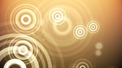 Circles spring up on a colorful background 스톡 일러스트