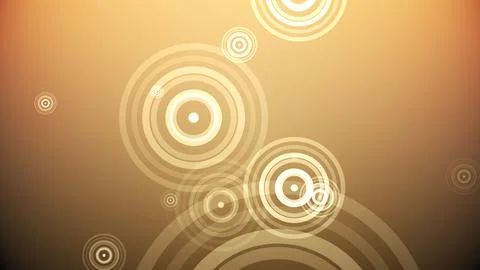 Circles spring up on a colorful background イラスト素材