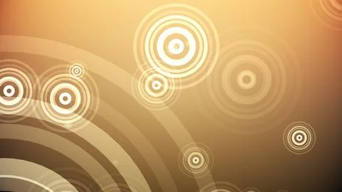 Circles spring up on a colorful background 스톡 일러스트