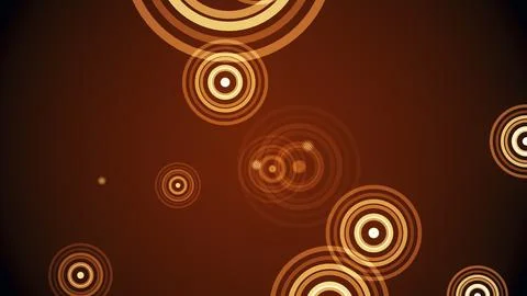 Circles spring up on a colorful background イラスト素材