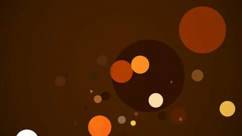 Circles spring up on a colorful background 库存插图