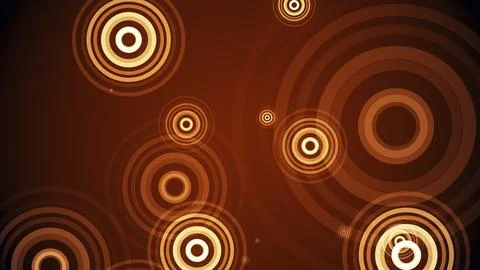Circles spring up on a colorful background 스톡 일러스트