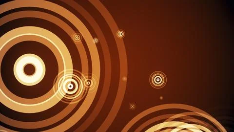 Circles spring up on a colorful background イラスト素材