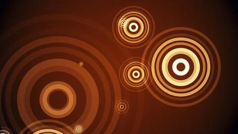 Circles spring up on a colorful background 스톡 일러스트