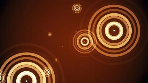 Circles spring up on a colorful background イラスト素材