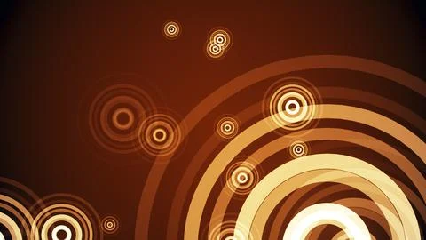 Circles spring up on a colorful background 스톡 일러스트