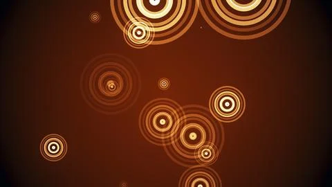 Circles spring up on a colorful background イラスト素材