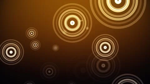 Circles spring up on a colorful background イラスト素材