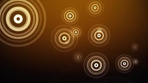 Circles spring up on a colorful background 스톡 일러스트
