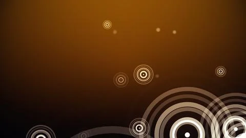 Circles spring up on a colorful background イラスト素材