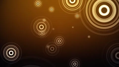 Circles spring up on a colorful background 스톡 일러스트