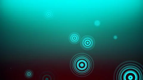 Circles spring up on a colorful background イラスト素材