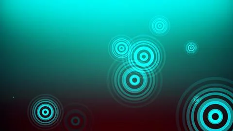 Circles spring up on a colorful background 스톡 일러스트