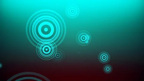 Circles spring up on a colorful background 스톡 일러스트