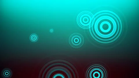 Circles spring up on a colorful background 스톡 일러스트