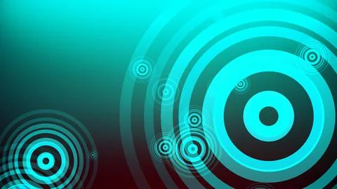 Circles spring up on a colorful background イラスト素材