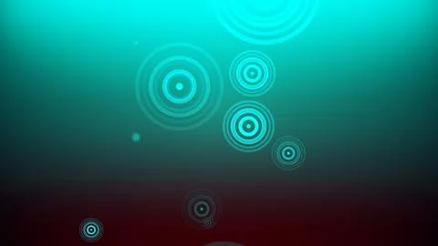 Circles spring up on a colorful background 스톡 일러스트
