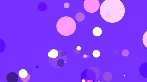 Circles spring up on a colorful background 库存插图