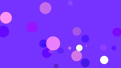Circles spring up on a colorful background Stock Illustration