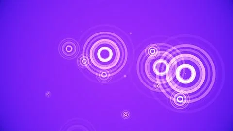 Circles spring up on a colorful background 库存插图