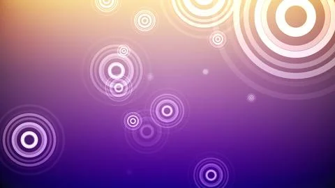 Circles spring up on a colorful background イラスト素材