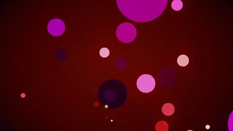 Circles spring up on a colorful background 스톡 일러스트