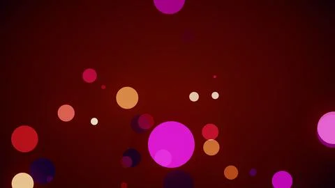 Circles spring up on a colorful background イラスト素材