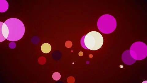 Circles spring up on a colorful background イラスト素材