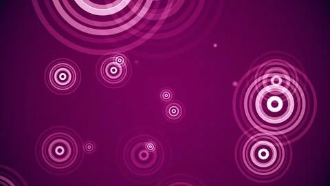 Circles spring up on a colorful background Stock Illustration