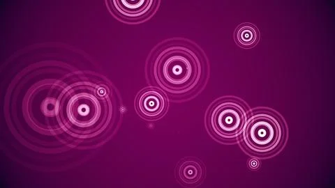 Circles spring up on a colorful background 库存插图