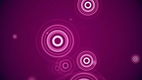 Circles spring up on a colorful background 库存插图