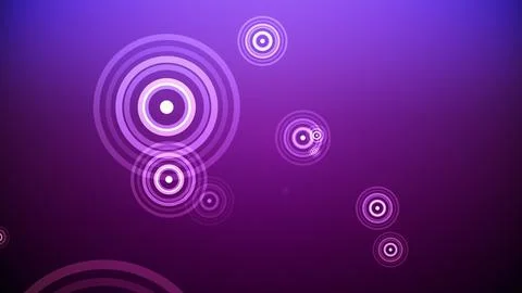 Circles spring up on a colorful background 스톡 일러스트