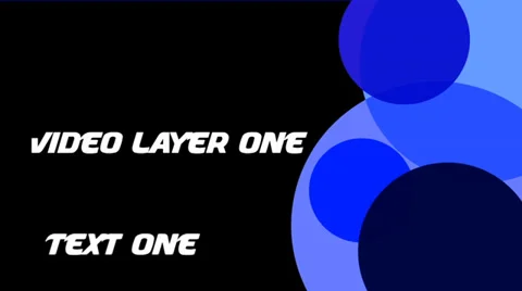 Circles Template 스톡 After Effects