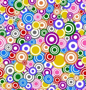 Circles texture Illustrazione stock