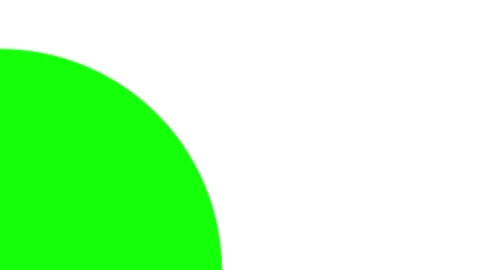 Circles Transition On Green Screen Background. Stock Footage 316232654
