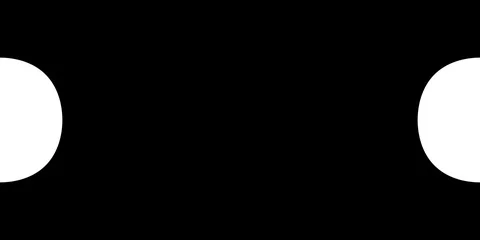 Circles transition mask for 360 degrees video. Stock Footage 73289403