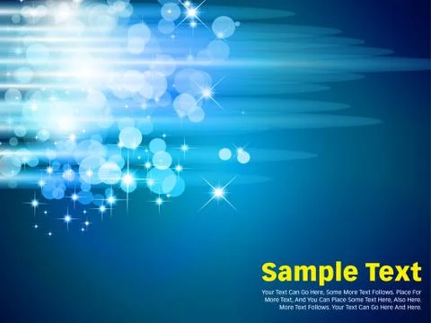 Circles Vector Background Blue Stock Illustration