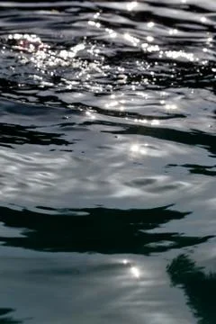 Circles on water Stock Photos