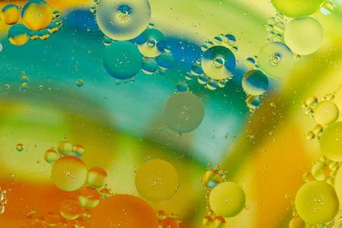 Circles on the water Foto stock