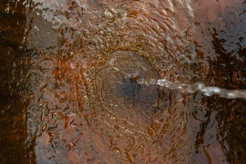 Circles on the water Stock Photos