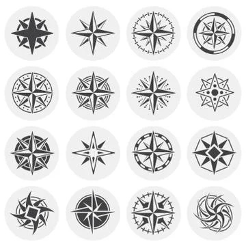 On circles white background_4 Stock Illustration