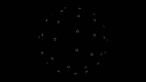 CIRCLES WIRE SPHERE Stock Footage 160740893