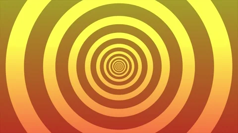Circles yellow gradient. Seamless looping Stock-Footage 263094909
