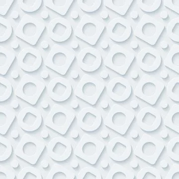 Circless and squares seamless pattern. Stockillustratie